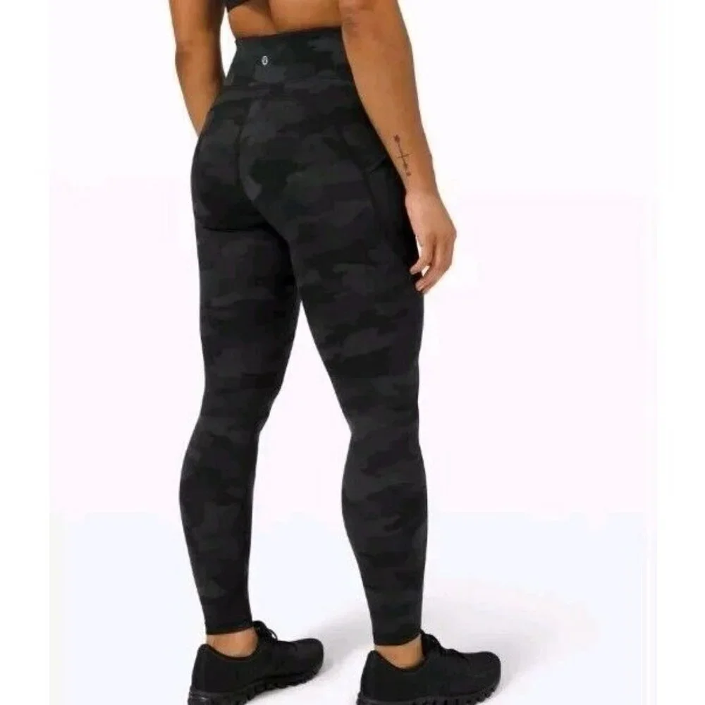 Lululemon Women Invigorate High-Rise Tight Black Blue Size 6 - Picture 2 of 11